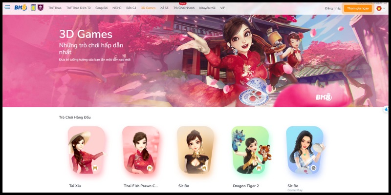 Chuyên mục 3D Game tại BK8